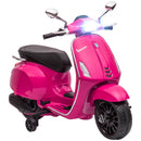 Licensed Vespa Electric Kids Motorcycle with Music and FM Radio Magic Cars 14