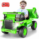 12V Electric Ride-On Dump Truck with Functional Dump Bed for Kids Magic Cars 13