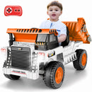 12V Electric Ride-On Dump Truck for Kids with Functional Dump Bed Magic Cars 9