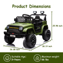 12V Battery-Powered Ride-On Truck Toy for Kids with Remote Control Magic Cars 16