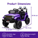 12V Battery-Powered Ride-On Truck Toy for Kids with Remote Control Magic Cars 24