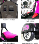 6V Rechargeable 3-Wheel Electric Ride-On Motorcycle for Kids with LED Headlights Magic Cars 7