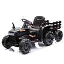 24V Battery-Powered Electric Ride-On Tractor with Trailer and Dual 200W Motors Magic Cars 0