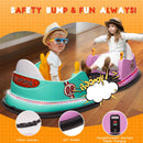 6V Kids Ride-On Bumper Car with Remote Control, 360° Spin and Flashing Lights for Toddlers