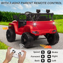 12V Kids Ride-On Truck with Remote Control, Power Wheels, and LED Lights