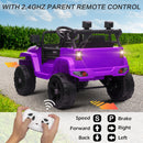 12V Kids Ride-On Truck with Remote Control, Power Wheels, and LED Lights