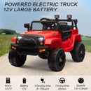 12V Kids Ride-On Truck with Remote Control, Power Wheels, and LED Lights