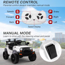 12V Kids Ride-On Truck with Remote Control, Power Wheels, and LED Lights