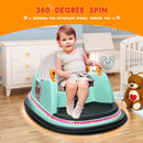 6V Kids Ride-On Bumper Car with Remote Control, 360° Spin and Flashing Lights for Toddlers