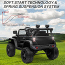 12V Kids Ride-On Truck with Remote Control, Power Wheels, and LED Lights