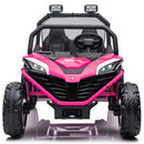 24V Kids 2-Seater Electric Ride-On UTV Truck with 4WD and 320W Motor, Remote Control