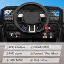 12V Kids Ride-On Truck with Remote Control, Power Wheels, and LED Lights