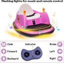 6V Electric Ride-On Bumper Car with Remote Control for Kids and Toddlers