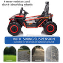 24V Kids 2-Seater Electric Ride-On UTV Truck with 4WD and 320W Motor, Remote Control