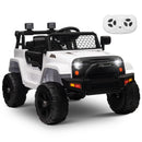 12V Kids Ride-On Truck with Remote Control, Power Wheels, and LED Lights