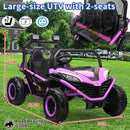 24V Kids 2-Seater Electric Ride-On UTV Truck with 4WD and 320W Motor, Remote Control