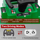 12V Kids Ride-On Construction Sweeper Truck with Trailer and Rubbish Bin Toy Car