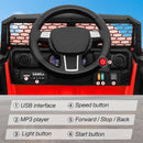 12V Kids Ride-On Truck with Remote Control, Power Wheels, and LED Lights