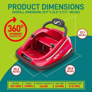 Electric Ride-On Bumper Car with Remote Control for Kids Ages 4-7, Red Magic Cars 1