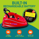 Electric Ride-On Bumper Car with Remote Control for Kids Ages 4-7, Red Magic Cars 2