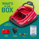 Electric Ride-On Bumper Car with Remote Control for Kids Ages 4-7, Red Magic Cars 5