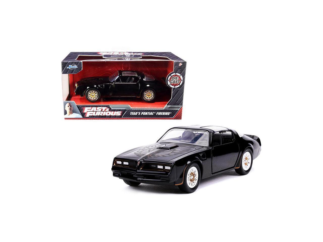 Tego's Pontiac Firebird Black with Gold Stripes and Hood Bird
