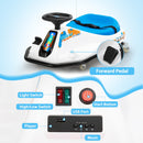 24V Electric Ride-On Drift Go-Kart Toy for Kids Ages 6-12 Magic Cars 18