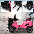 12V Kids Ride-On Forklift Toy Car with Horn for Pretend Construction Play Magic Cars 1