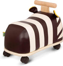 Zebra Wooden Ride-On Toy for Toddlers with Soft Seat and No Assembly Required Magic Cars 8
