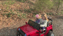 2 Seater 24 Volt 4x4 Electric Ride On Jeep Style Rubber Tires Fully Loaded Truck ATV UTV For Kids W/Magic Cars® Wireless Parental Control