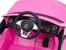 Pink Princess Mercedes Ride On Car For Girls W/Magic Cars® Wireless Parental Control