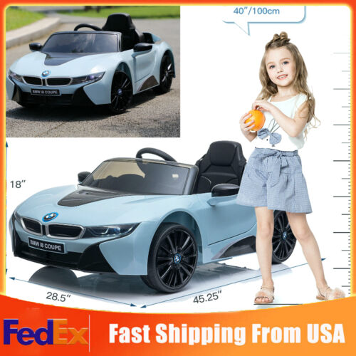 BMW I8 Electric Blue Kids Ride-On Car with Remote Control - Perfect fo