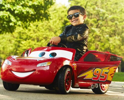 Lightning mcqueen ride in car discount