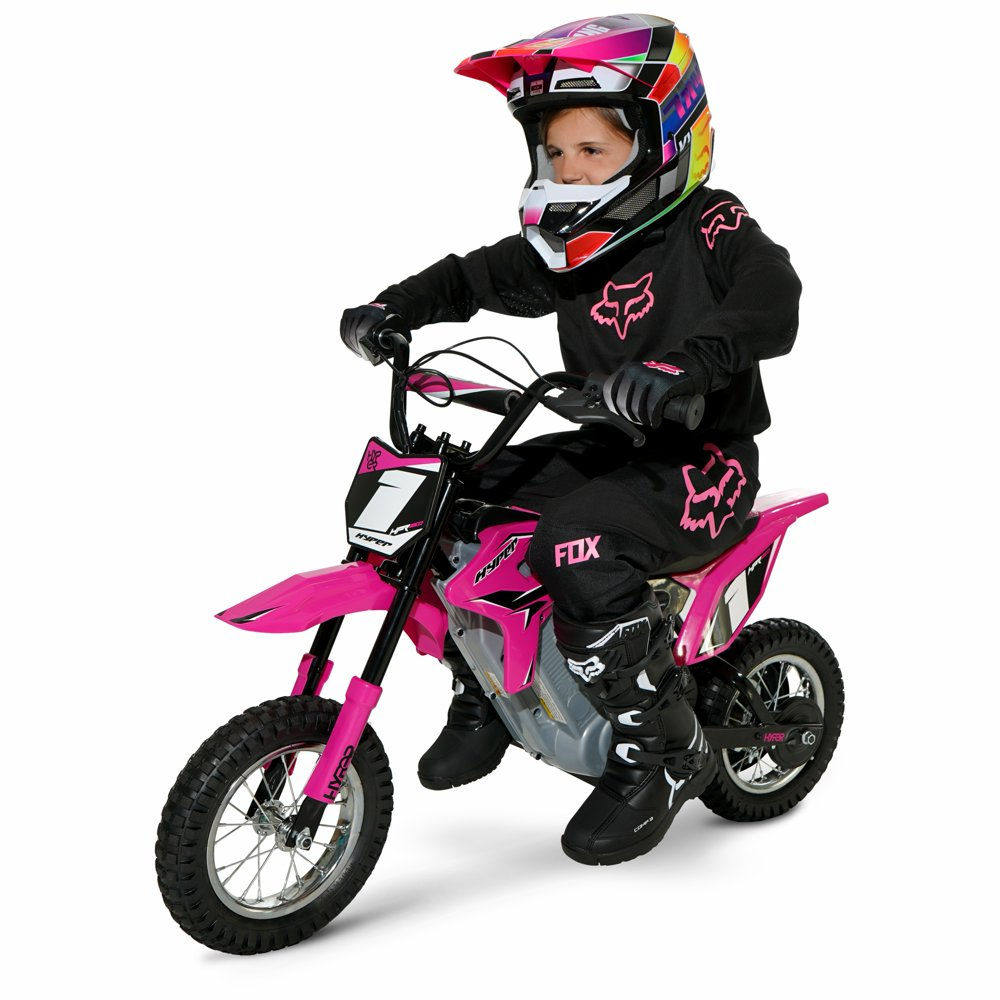 Electric Pink HPR 350 Dirt Bike 24 Volt Motorcycle for Kids