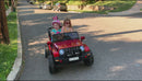 2 Seater 24 Volt 4x4 Electric Ride On Jeep Style Rubber Tires Fully Loaded Truck ATV UTV For Kids W/Magic Cars® Wireless Parental Control