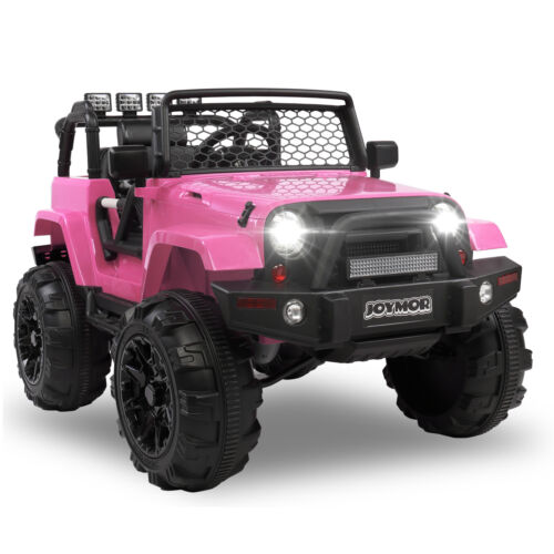 JOYMOR 12V Kids Ride on Truck with Remote Control, Spring Suspension,