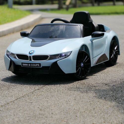 Licensed BMW I8 Electric Kids Ride-On Car with Remote Control - 12V Ba
