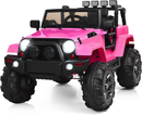 12V Electric Jeep Ride-On Car with Parental Remote Control and MP3 Player for Kids