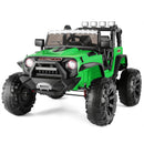 400W 2-Seater Electric Ride-On Jeep for Kids with LED Lights and Remote Control
