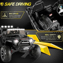 400W 2-Seater Electric Ride-On Jeep for Kids with LED Lights and Remote Control