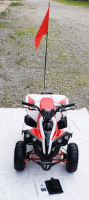 MotoTec E-Bully 36V 1000W Children's Electric ATV Quad Bike Off-Road Ride-On in White and Red