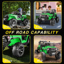 Electric 2 Seater Kids Ride On Truck with Remote Control and Powerful 200W Motors - 3 Speed Options and Long-Lasting Battery