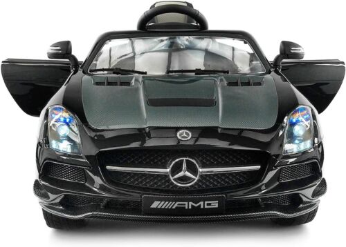 2022 Obsidian SLS AMG Mercedes Benz Ride-On Car for Children 12V Batte