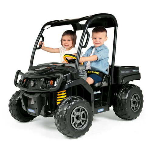 Peg Perego John Deere Gator XUV in Sleek Midnight Black