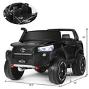 2-Seater Toyota Hilux Ride On Truck with Remote Control - 4WD, 2*12V Battery Powered