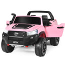 2-Seater Toyota Hilux Ride On Truck with Remote Control - 4WD, 2*12V Battery Powered