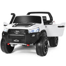 2-Seater Toyota Hilux Ride On Truck with Remote Control - 4WD, 2*12V Battery Powered