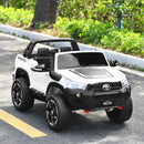 2-Seater Toyota Hilux Ride On Truck with Remote Control - 4WD, 2*12V Battery Powered