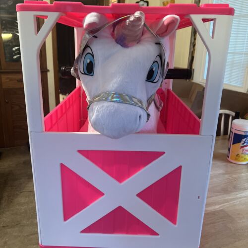 Ride on shop plush unicorn
