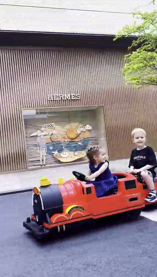 The Ultimate Ride-On Train for Kids: All Aboard the Backyard Adventure
